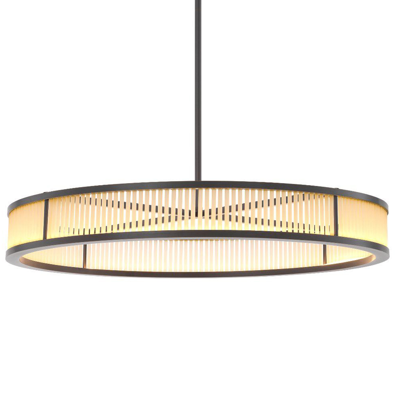 Люстра Eichholtz Chandelier Thibaud L Bronze Темная бронза Белое матовое стекло Люстра Eichholtz Chandelier Thibaud L Bronze Темная бронза Белое матовое стекло во Владивостоке | Loft Concept