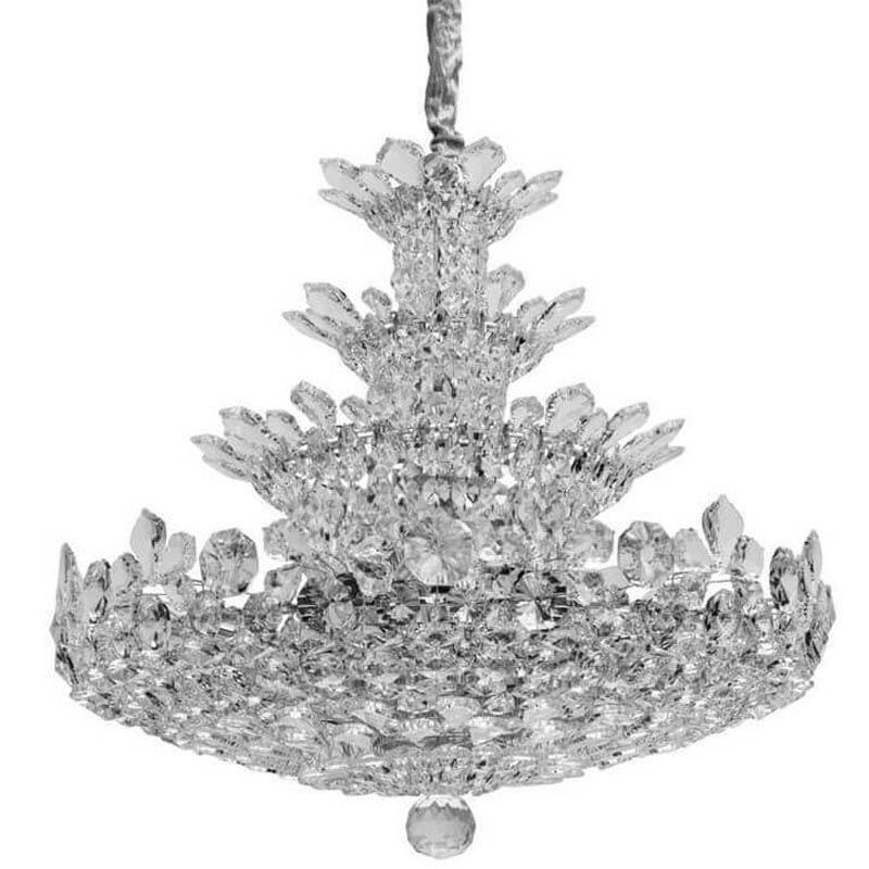 Люстра Griselda Crystal Chandelier 80 Хром Прозрачный во Владивостоке | Loft Concept 