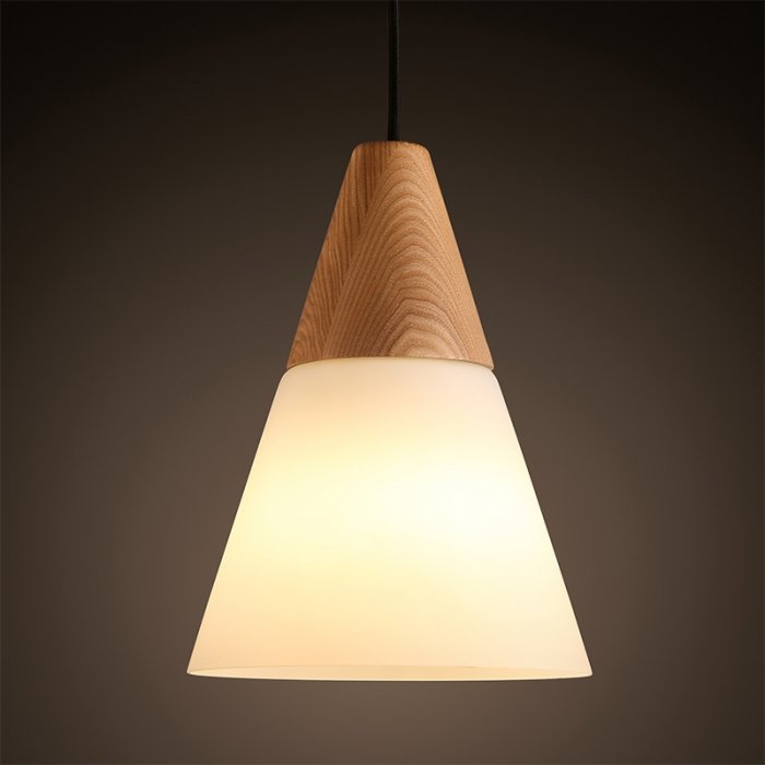 Подвесной светильник Opaque Light Middle Белый дуб Белый во Владивостоке | Loft Concept 