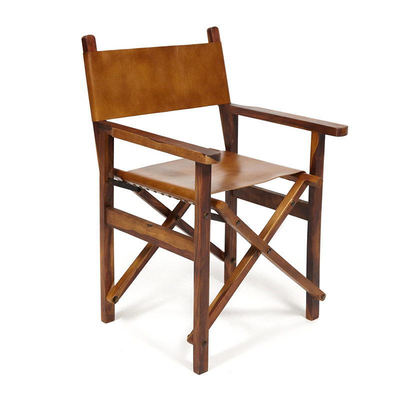 Кресло Buffalo Leather folding armchair Коричневый винтаж Кресло Buffalo Leather folding armchair Коричневый винтаж во Владивостоке | Loft Concept