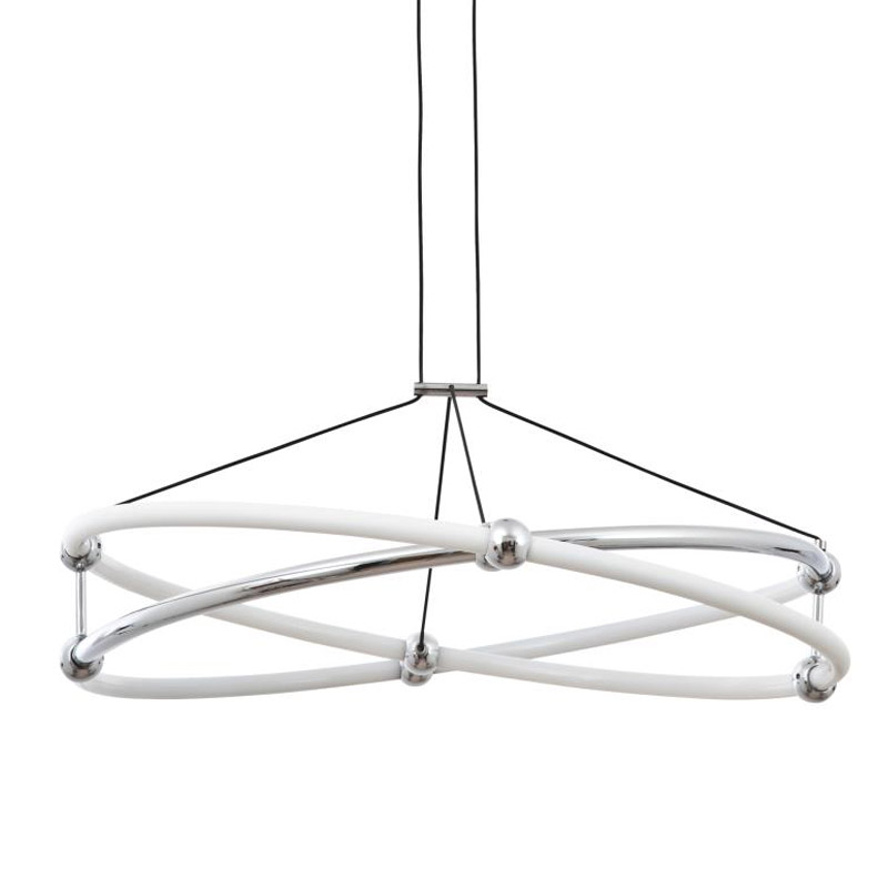 Люстра Euphoria White Светодиодная Белый Хром во Владивостоке | Loft Concept 