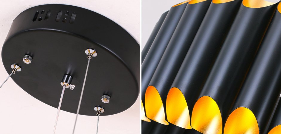 Люстра GALLIANO ROUND SUSPENSION LIGHT by DELIGHTFULL Black Люстра GALLIANO ROUND SUSPENSION LIGHT by DELIGHTFULL Black - Loft-Concept во Владивостоке