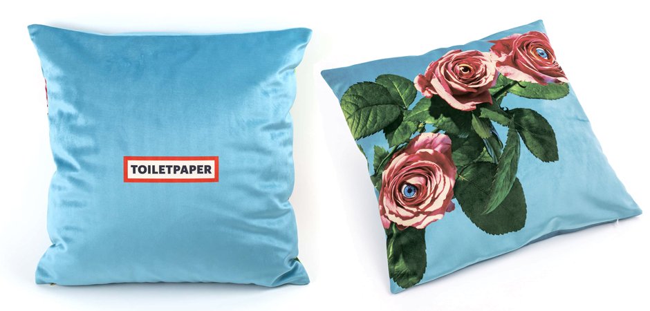 Подушка Seletti Cushion Roses Toiletpaper Подушка Seletti Cushion Roses Toiletpaper - Loft-Concept во Владивостоке