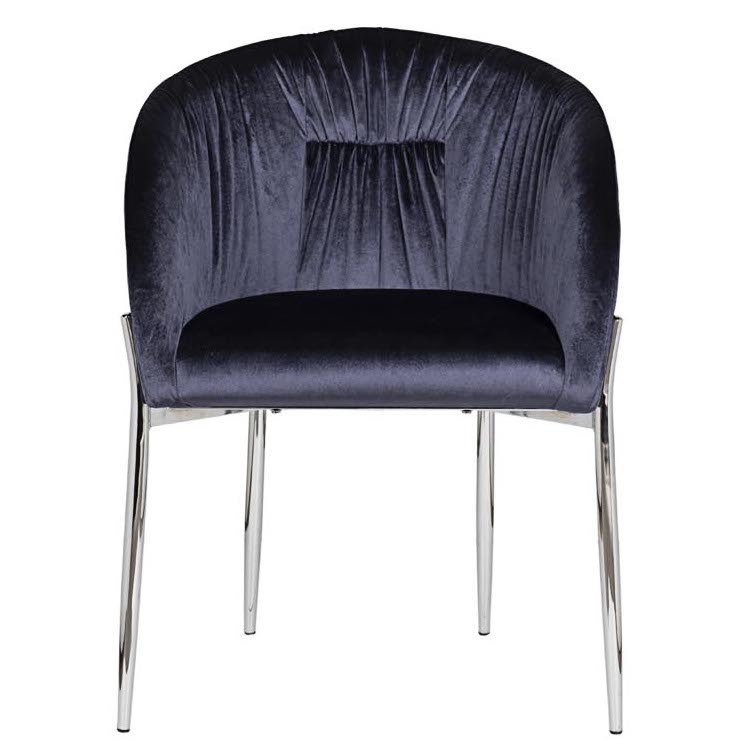 Стул Miranda Chair blue Темно-синий Нержавеющая сталь Стул Miranda Chair blue Темно-синий Нержавеющая сталь во Владивостоке | Loft Concept