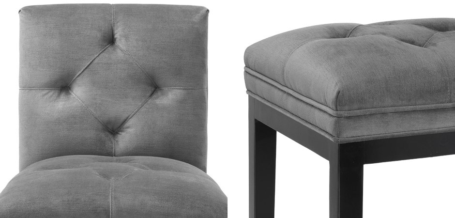 Барный стул Eichholtz Bar Stool Cesare Grey Барный стул Eichholtz Bar Stool Cesare Grey - Loft-Concept во Владивостоке