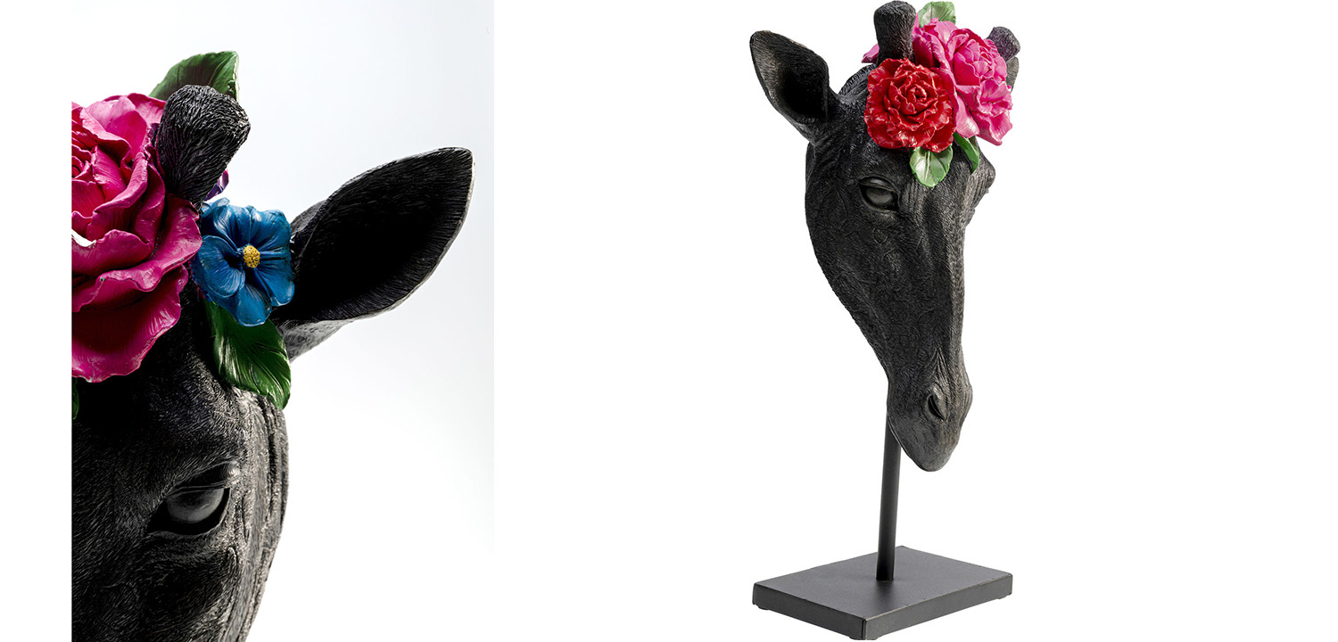 Статуэтка Giraffe and Flowers - фото