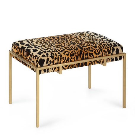 Пуф Metal and Leopard Ottoman Мульти Пуф Metal and Leopard Ottoman Мульти во Владивостоке | Loft Concept