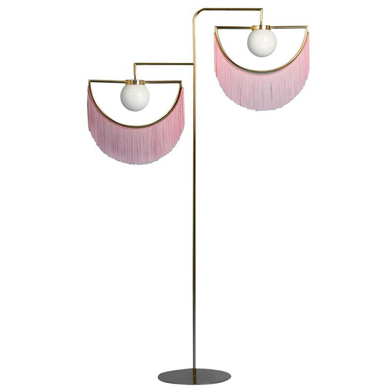 Торшер Inodesign Houtique Masquespacio Floor lamp Two Золотой Розовый Торшер Inodesign Houtique Masquespacio Floor lamp Two Золотой Розовый во Владивостоке | Loft Concept
