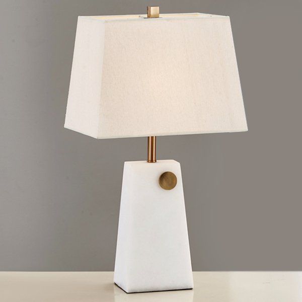 Настольная лампа Table lamp marble White Белый Настольная лампа Table lamp marble White Белый во Владивостоке | Loft Concept