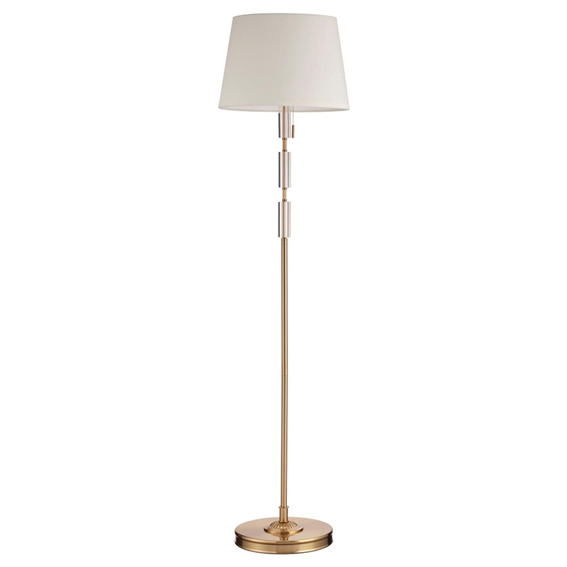 Торшер Ramona White Floor lamp Бронза Белый Торшер Ramona White Floor lamp Бронза Белый во Владивостоке | Loft Concept