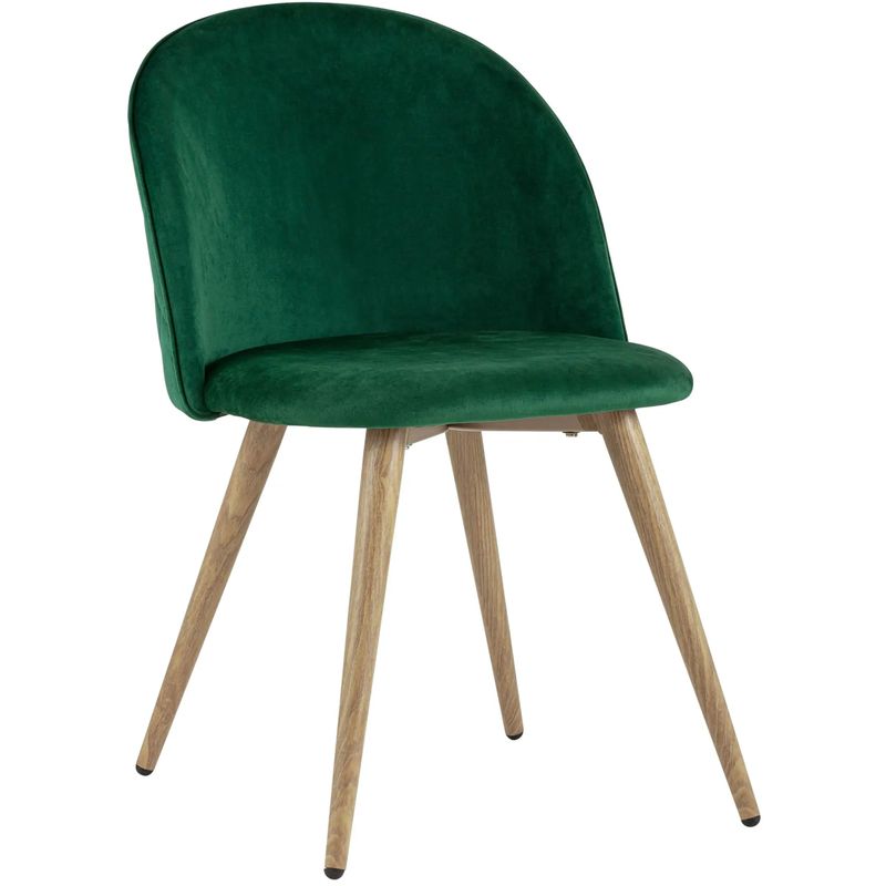 Стул Miruna Chair Спинка Ромбы Зеленый Велюр Зеленый Древесина Стул Miruna Chair Спинка Ромбы Зеленый Велюр Зеленый Древесина во Владивостоке | Loft Concept