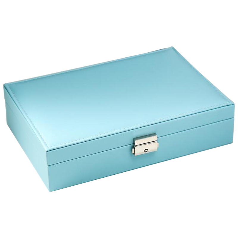 Шкатулка Azurine Jewerly Organizer Box light blue Голубой Бежевый Шкатулка Azurine Jewerly Organizer Box light blue Голубой Бежевый во Владивостоке | Loft Concept