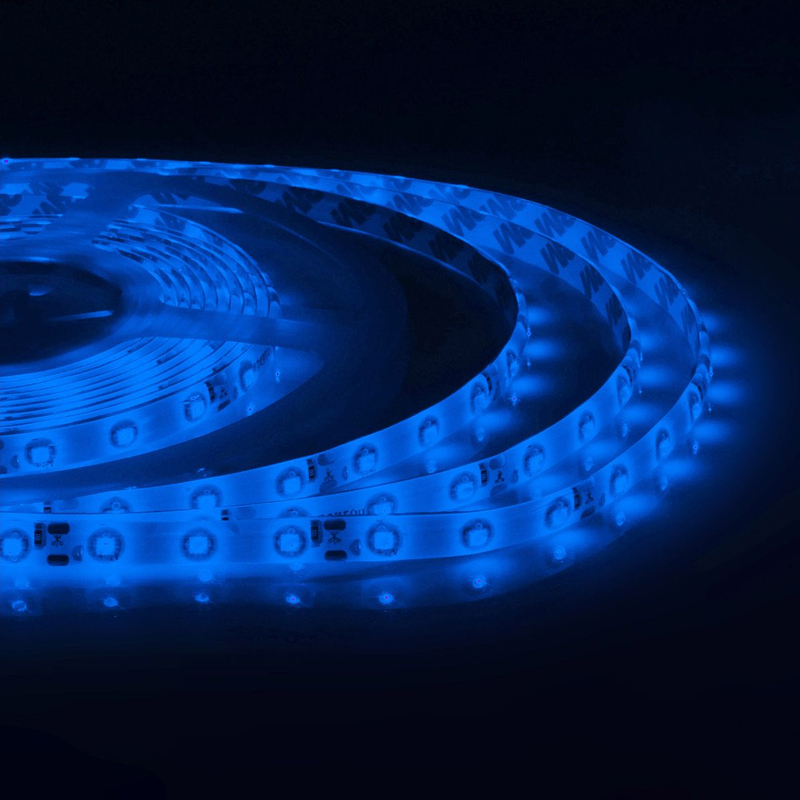Светодиодная влагозащищенная лента 4,8W/m 60LED/m 3528SMD синий Белый Светодиодная влагозащищенная лента 4,8W/m 60LED/m 3528SMD синий Белый во Владивостоке | Loft Concept