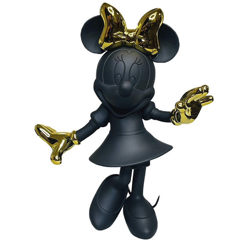Статуэтка Минни Маус черного и золотого цвета Minnie Mouse Black&Gold Figurine Черный Золотой Статуэтка Минни Маус черного и золотого цвета Minnie Mouse Black&Gold Figurine Черный Золотой во Владивостоке | Loft Concept