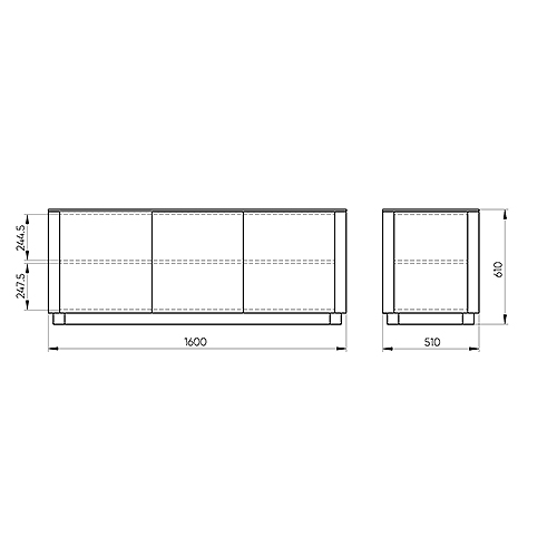 Тумба белая с 3-мя дверцами Tammi  во Владивостоке