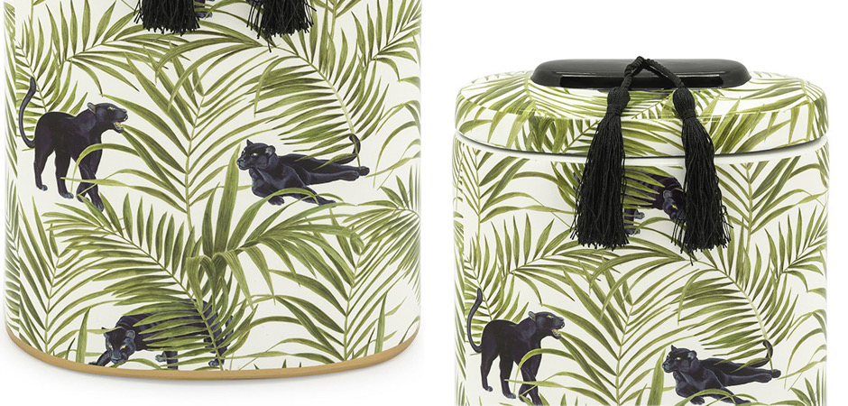 Ваза с крышкой BOX ABHIKA TASSEL - фото №1