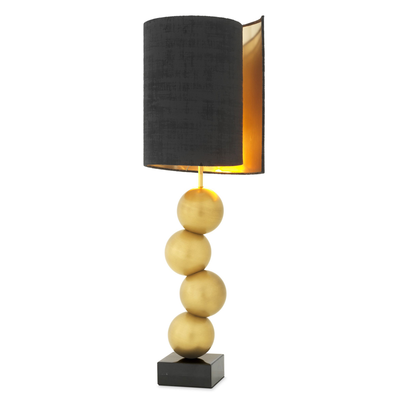 Настольная лампа Eichholtz Table Lamp Aerion Brass Черный Латунь Античная полированная Черный Мрамор Nero Настольная лампа Eichholtz Table Lamp Aerion Brass Черный Латунь Античная полированная Черный Мрамор Nero во Владивостоке | Loft Concept