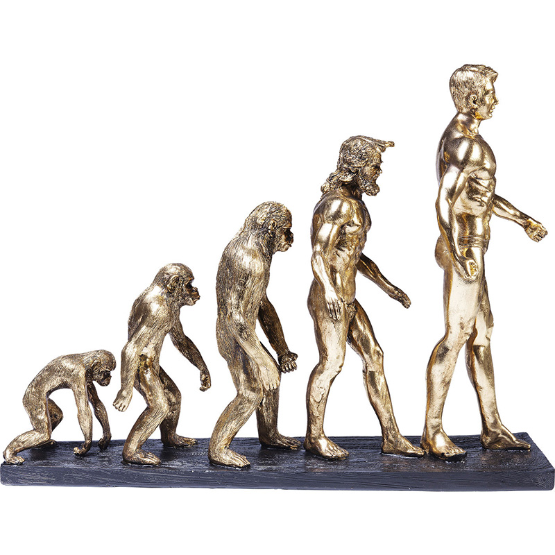 Статуэтка Human Evolution Золотой Статуэтка Human Evolution Золотой во Владивостоке | Loft Concept