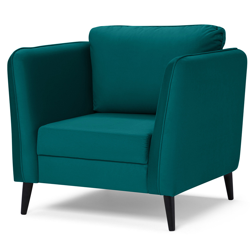 Кресло Ingram Chair Бирюзовый Черный Кресло Ingram Chair Бирюзовый Черный во Владивостоке | Loft Concept