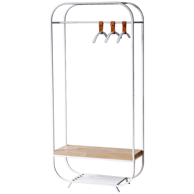 Рейл Franks Industrial Metal Rust Clothes Rail Белый Древесина Рейл Franks Industrial Metal Rust Clothes Rail Белый Древесина во Владивостоке | Loft Concept