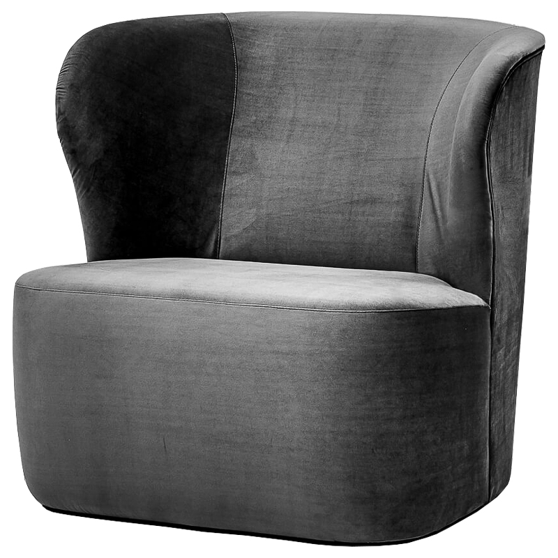 Кресло Hortense Chair Gray Серый Кресло Hortense Chair Gray Серый во Владивостоке | Loft Concept