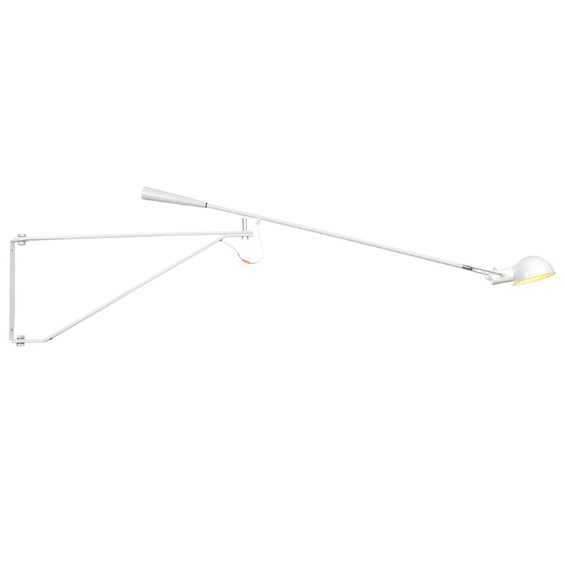 Настенный светильник FLOS Mod 265 Wall Lamp White by Paolo Rizzatto 205 см Белый во Владивостоке | Loft Concept 