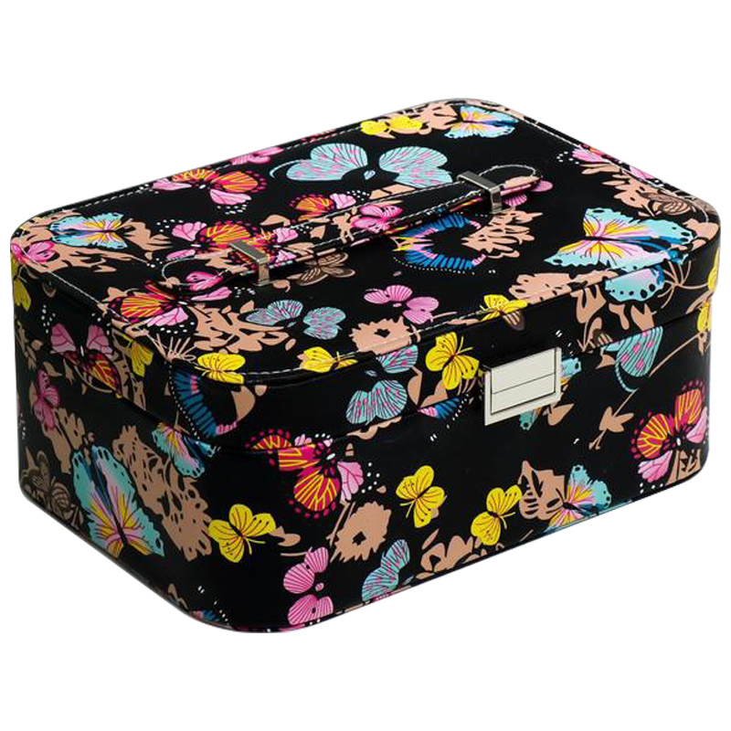 Шкатулка Butterflies Jewerly Organizer Box Черный Мульти Шкатулка Butterflies Jewerly Organizer Box Черный Мульти во Владивостоке | Loft Concept