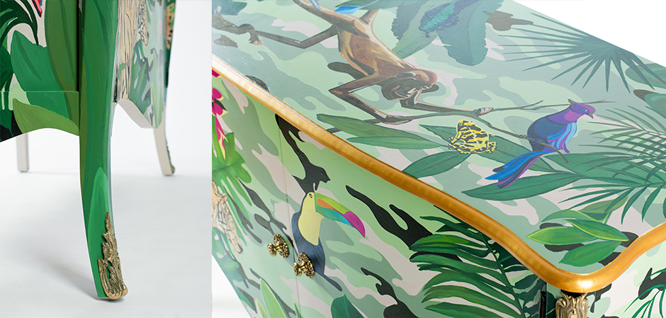 Комод L.XV DRESSER Flowers Jungle Комод L.XV DRESSER Flowers Jungle - Loft-Concept во Владивостоке