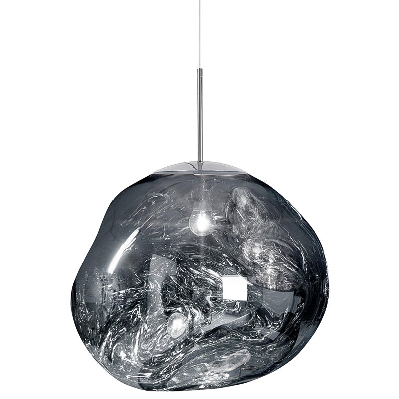 Подвесной светильник Tom Dixon Melt Pendant Silver Серый Серебряный Подвесной светильник Tom Dixon Melt Pendant Silver Серый Серебряный во Владивостоке | Loft Concept