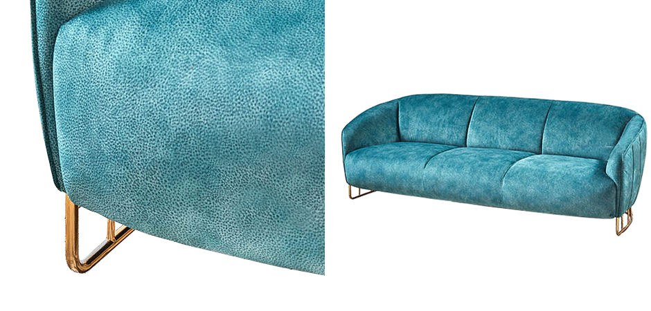 Диван Turquoise Ripples Sofa Диван Turquoise Ripples Sofa - Loft-Concept во Владивостоке