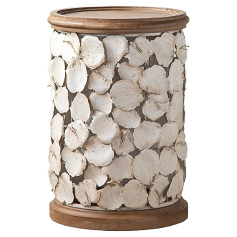 Приставной стол Metal Petals Side Table Бежевый Древесина Приставной стол Metal Petals Side Table Бежевый Древесина во Владивостоке | Loft Concept