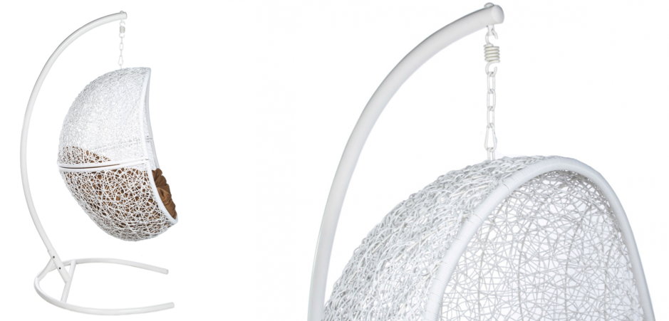 Подвесное уличное кресло Egg Cage white Подвесное уличное кресло Egg Cage white - Loft-Concept во Владивостоке