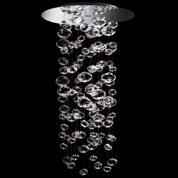 Люстра Murano Bubble Glass Chandelier Suspension Хром Люстра Murano Bubble Glass Chandelier Suspension Хром во Владивостоке | Loft Concept