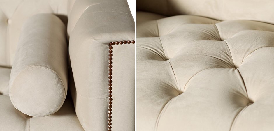 Диван Modern Velvet Tuxedo Sofa Диван Modern Velvet Tuxedo Sofa - Loft-Concept во Владивостоке