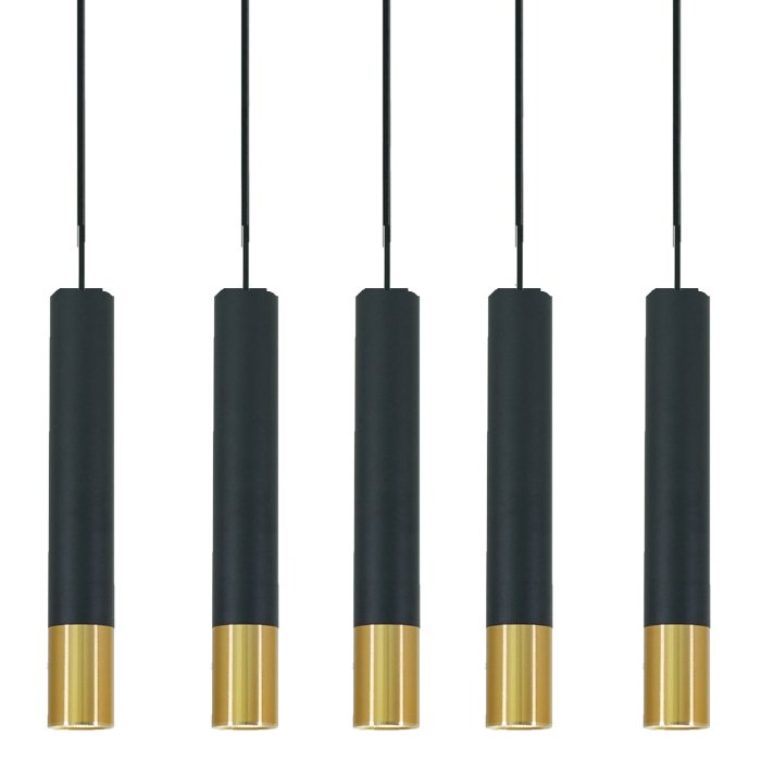 Подвесной светильник Ike large Pendant Lamp Черный Латунь Подвесной светильник Ike large Pendant Lamp Черный Латунь во Владивостоке | Loft Concept