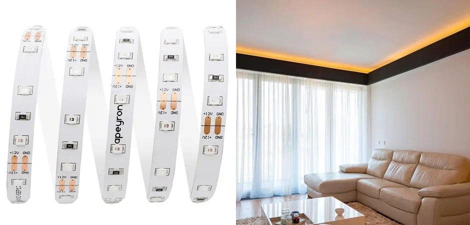 Светодиодная лента 4,8W/m 60LED/m 2835SMD желтый 5M Светодиодная лента 4,8W/m 60LED/m 2835SMD желтый 5M - Loft-Concept во Владивостоке