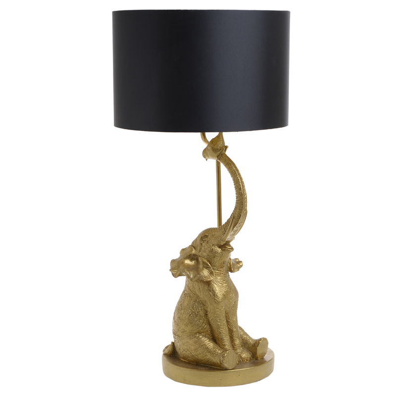 Настольная лампа Cheerful Elephant Table lamp Золотой Черный во Владивостоке | Loft Concept 