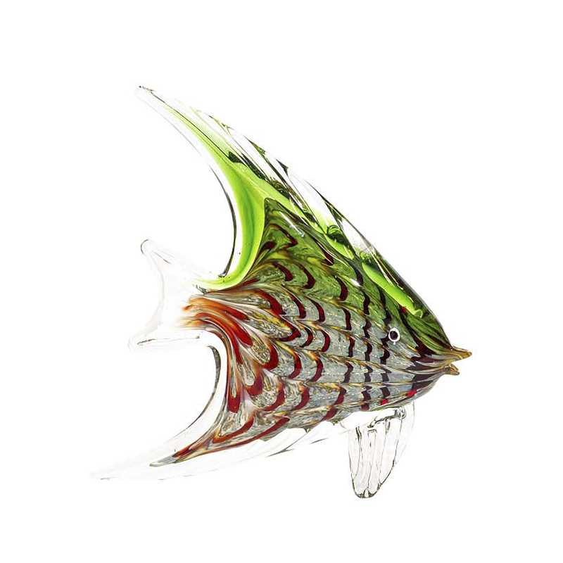 Статуэтка Glass Fish Red-Green Мульти Статуэтка Glass Fish Red-Green Мульти во Владивостоке | Loft Concept