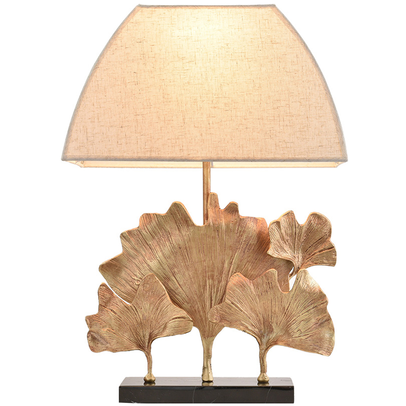 Настольная лампа Ginkgo Table lamp Молочный Латунь Черный Настольная лампа Ginkgo Table lamp Молочный Латунь Черный во Владивостоке | Loft Concept