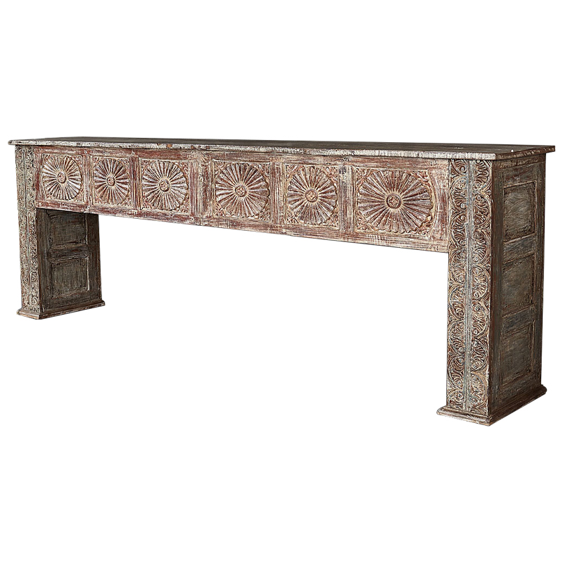 Консоль Narang Console Коричневый винтаж Консоль Narang Console Коричневый винтаж во Владивостоке | Loft Concept