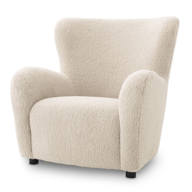 Кресло Eichholtz Chair Svante L Кремовый Черный Кресло Eichholtz Chair Svante L Кремовый Черный во Владивостоке | Loft Concept