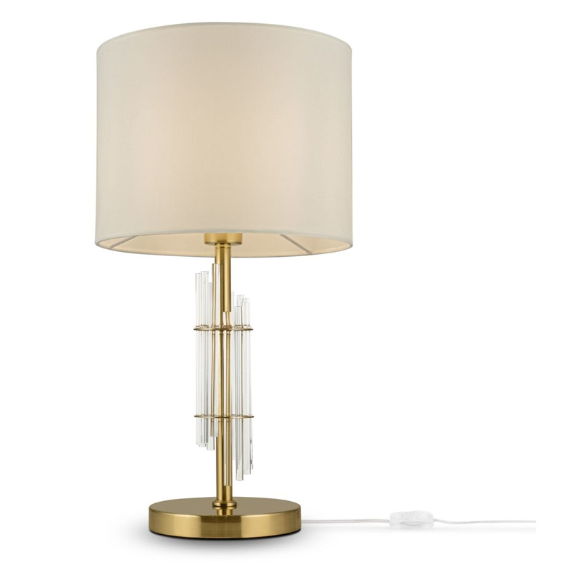 Настольная лампа Aldrich light Table Lamp Латунь Белый Настольная лампа Aldrich light Table Lamp Латунь Белый во Владивостоке | Loft Concept