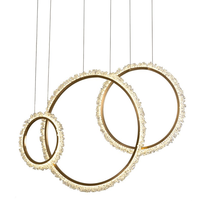 Люстра Prometheus Ring Золотой Люстра Prometheus Ring Золотой во Владивостоке | Loft Concept