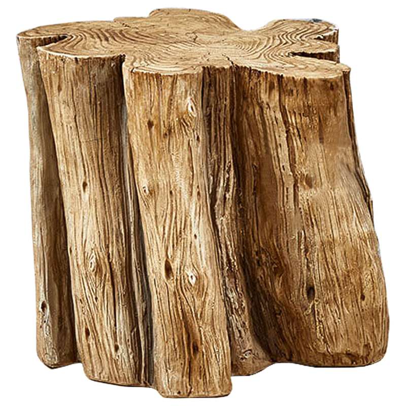Приставной стол Wavy Stump Side Table Коричневый Приставной стол Wavy Stump Side Table Коричневый во Владивостоке | Loft Concept