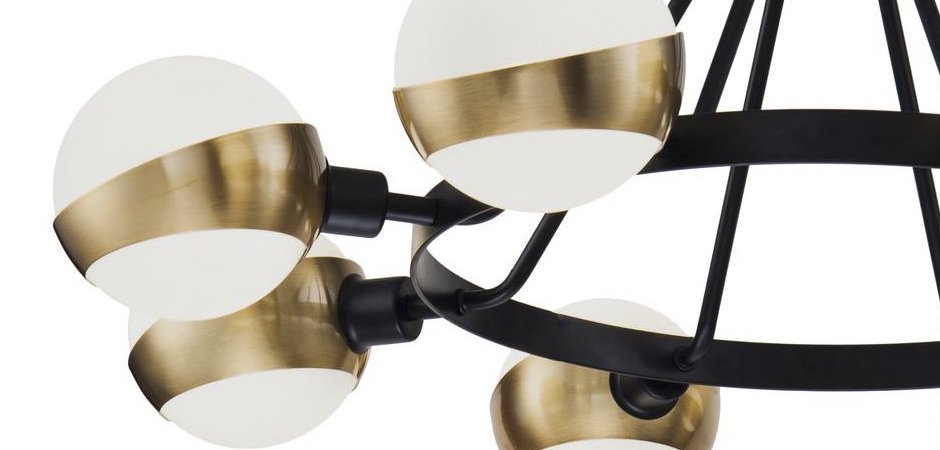 Люстра Hold Ball Brass Chandelier 8 Люстра Hold Ball Brass Chandelier 8 - Loft-Concept во Владивостоке