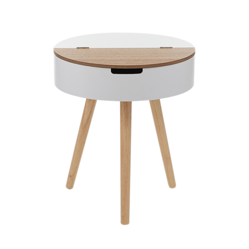 Тумбочка Stockholm White & Beige Bamboo Белый Бежевый Тумбочка Stockholm White & Beige Bamboo Белый Бежевый во Владивостоке | Loft Concept