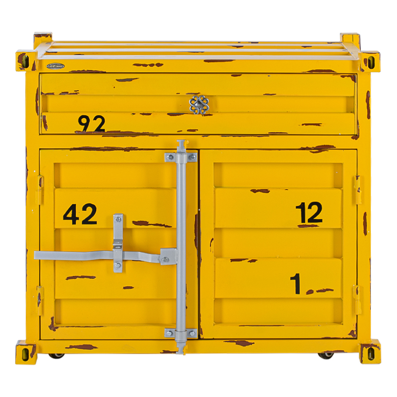 Комод Морской контейнер Sea Container Two doors and one drawer Желтый Красный Синий Голубой Оранжевый Серый Черный Белый Зеленый Комод Морской контейнер Sea Container Two doors and one drawer Желтый Красный Синий Голубой Оранжевый Серый Черный Белый Зеленый во Владивостоке | Loft Concept