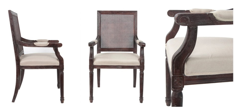 Стул French chairs Provence Garden Brown ArmChair Стул French chairs Provence Garden Brown ArmChair - Loft-Concept во Владивостоке