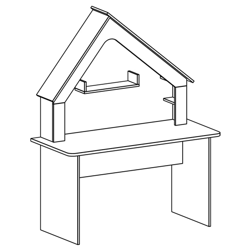 Письменный стол в детскую Tiny Town Desk Письменный стол в детскую Tiny Town Desk во Владивостоке