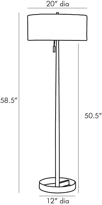 Торшер Arteriors VIOLETTA FLOOR LAMP Торшер Arteriors VIOLETTA FLOOR LAMP во Владивостоке